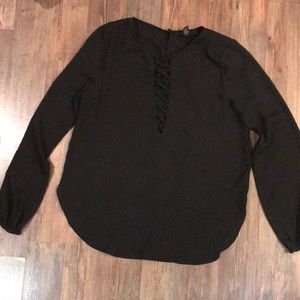 Criss cross blouse